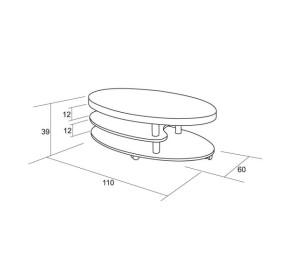 KFS123 konferenčný stolík
