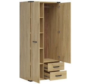 LARA SZF2D2S šatníkovo-policová skriňa