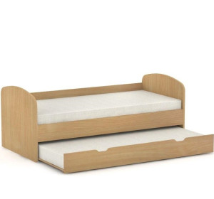 REA ABRA buk, detská posteľ s prístelkou 90x200 cm