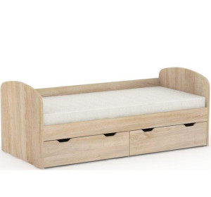 REA GOLEM dub bardolino, posteľ pre deti 90x200 cm s úložným priestorom