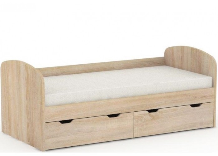 REA GOLEM dub bardolino, posteľ pre deti 90x200 cm s úložným priestorom