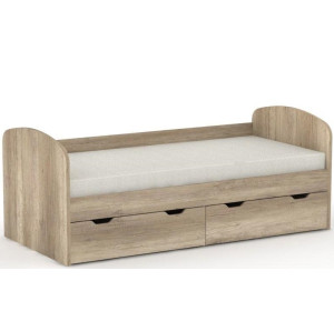 REA GOLEM dub canyon, posteľ pre deti 90x200 cm s úložným priestorom