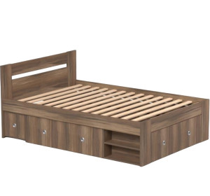 REA LARISA UP 140 orech rockpille, posteľ 140x200 cm s úložným priestorom