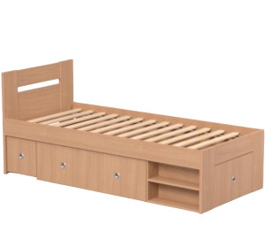 REA LARISA UP 90 buk, jednolôžková posteľ 90x200 cm s úložným priestorom