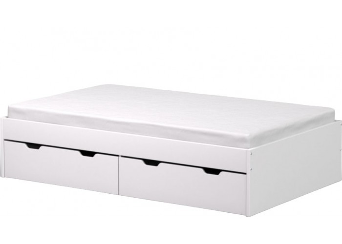 REA MISTY biela, posteľ 120x200 cm s úložným priestorom