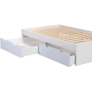 REA MISTY biela, posteľ 120x200 cm s úložným priestorom REA MISTY biela, posteľ 120x200 cm s úložným priestorom