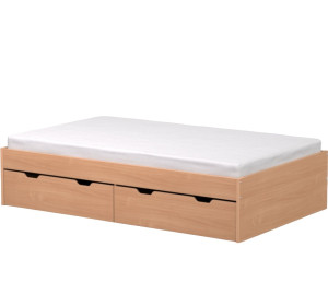 REA MISTY buk, posteľ 120x200 cm s úložným priestorom