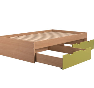 REA MISTY buk, posteľ 120x200 cm s úložným priestorom REA MISTY buk, posteľ 120x200 cm s úložným priestorom