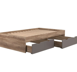 REA MISTY dub canyon, posteľ 120x200 cm s úložným priestorom REA MISTY dub canyon, posteľ 120x200 cm s úložným priestorom