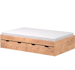 REA MISTY dub lancelot, posteľ 120x200 cm s úložným priestorom