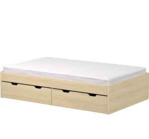 REA MISTY dub vicenza, posteľ 120x200 cm s úložným priestorom