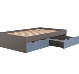 REA MISTY šedý grafit, posteľ 120x200 cm s úložným priestorom REA MISTY šedý grafit, posteľ 120x200 cm s úložným priestorom