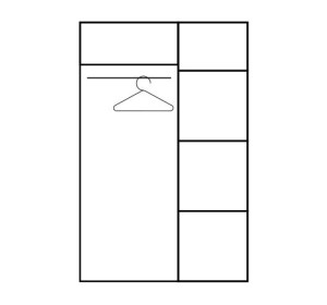 REA ATLANTA 2 buk, skriňa