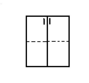 REA SISA 7 biela, komoda