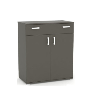 REA SISA 1 šedý grafit, komoda