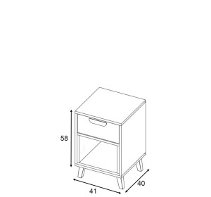 PASCAL 11, nočný stolík