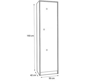 TONY 03, policová skriňa