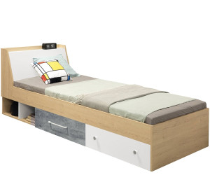 SAFFI 11 jednolôžková posteľ 90x200 cm s úložným priestorom