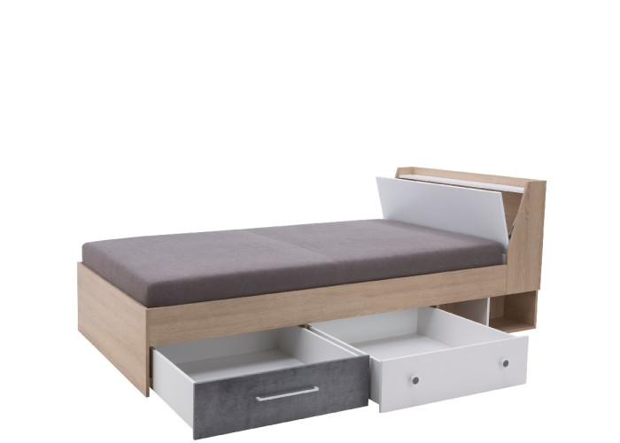 SAFFI 11 jednolôžková posteľ 90x200 cm s úložným priestorom