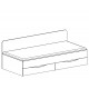 TIMI enigma 12A, jednolôžková posteľ s úložným priestorom 90x200 cm