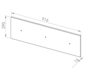 DROP 18 buk, panel za poličku