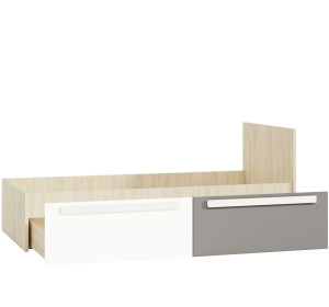 DROP 1702 jednolôžková posteľ 90x200 cm s úložným priestorom