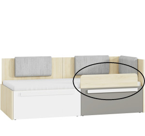 DROP ZAST 01-005 buk, bezpečnostná zábrana k posteli