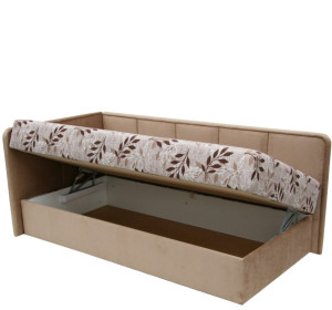 IVANKA 1 váľanda s úložným priestorom 80x200 cm a prešitým čelom