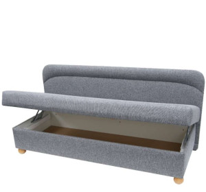 ELIŠKA 4 váľanda s úložným priestorom 80x200 cm na kovových nožičkách