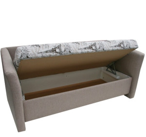 JANKA 4 váľanda s čelami 80x200 cm a úložným priestorom