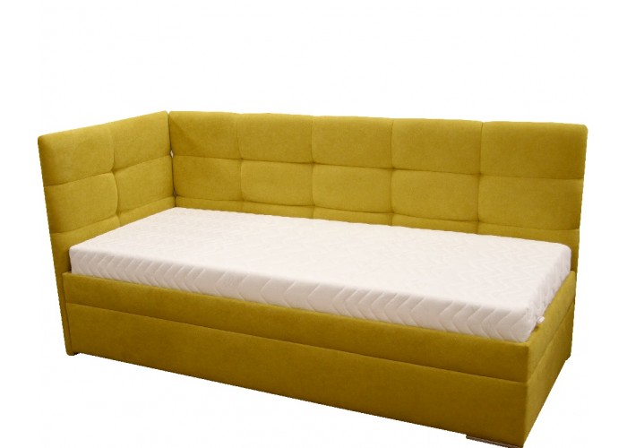 NINKA 2 jednolôžková posteľ s roštom 90x200 cm a úložným priestorom