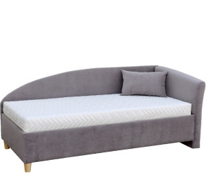 OLINKA 1 jednolôžková posteľ 80x200 cm s roštom a úložným priestorom