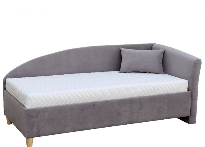 OLINKA 1 jednolôžková posteľ 80x200 cm s roštom a úložným priestorom
