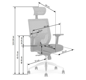 ADMIRAL sivo-čierna, kancelárske kreslo ADMIRAL sivo-čierna, kancelárske kreslo