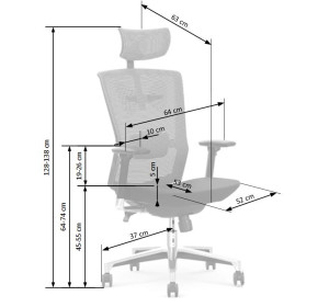 AMBASADOR sivo-čierna, kancelárske kreslo AMBASADOR sivo-čierna, kancelárske kreslo