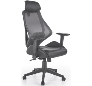 HASEL čierno-sivá, kancelárske kreslo