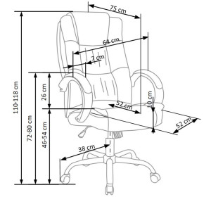 RELAX béžová, kancelárske kreslo RELAX béžová, kancelárske kreslo