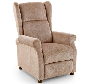 AGUSTIN béžové, polohovacie kreslo