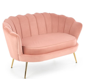 AMORINITO XL svetloružové, relaxačné dvojkreslo