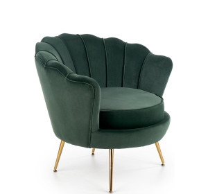 AMORINITO tmavozelené, relaxačné kreslo
