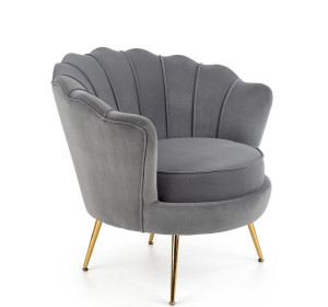 AMORINITO sivé, relaxačné kreslo