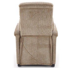 JORDAN béžové, polohovacie kreslo