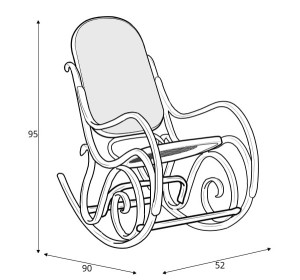 MAX 2 wenge, hojdacie relaxačné kreslo