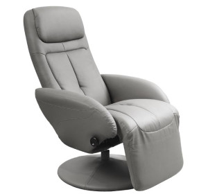 OPTIMA sivé, polohovacie kreslo