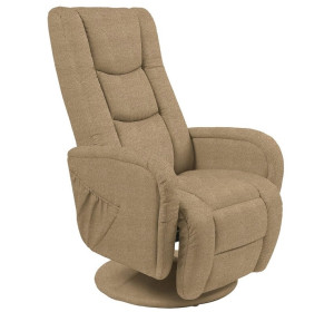 PULSAR 2 béžové, masážne polohovacie kreslo