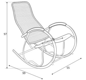 BEN 2 hojdacie kreslo