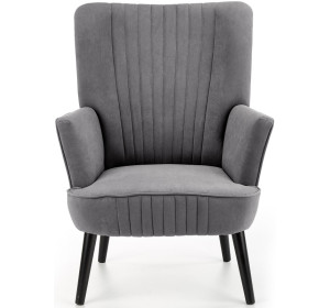 DELGADO sivé, relaxačné kreslo