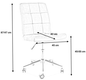 S-020 antická ružová, detské otočné kreslo