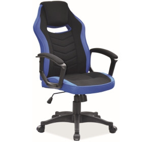 CAMARO čierno-modré, kancelárske kreslo CAMARO čierno-modré, kancelárske kreslo