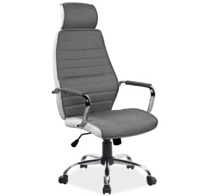 S-035 sivo-biela, kancelárske kreslo S-035 sivo-biela, kancelárske kreslo